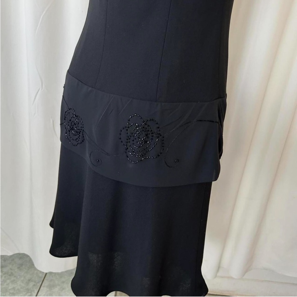 Vintage Y2K Evan-Picone black sleeveless Dress size 10. - Picture 4 of 8